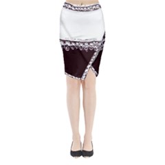 Bubbles In Red Wine Midi Wrap Pencil Skirt by Nexatart