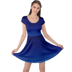 Blue Dot Cap Sleeve Dresses by PhotoNOLA