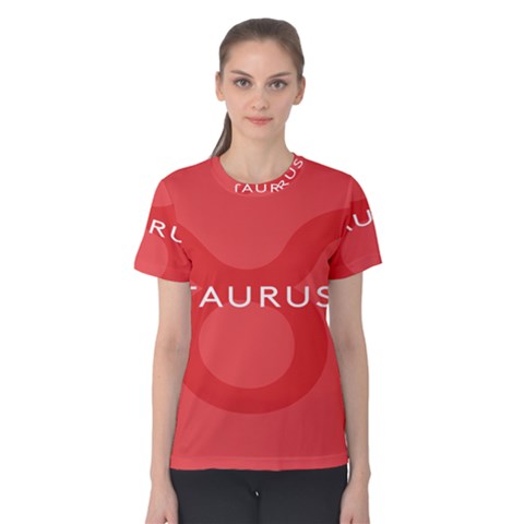 Zodizc Taurus Red Women s Cotton Tee by Mariart