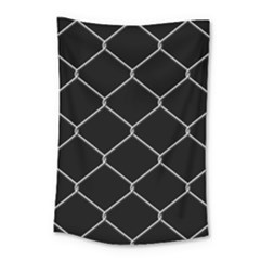 Iron Wire White Black Small Tapestry by Mariart