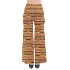 Delicious Burger Pattern Pants by berwies