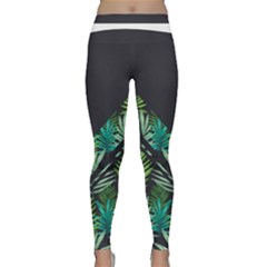 Urban Leaf Dark Grey Leggings by mememoimoi