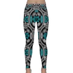 Geometric Arabesque Classic Yoga Leggings by linceazul