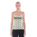 Tricolored Geometric Pattern Spaghetti Strap Top View1