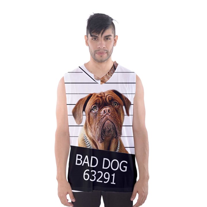 Bad dog Men s Basketball Tank Top