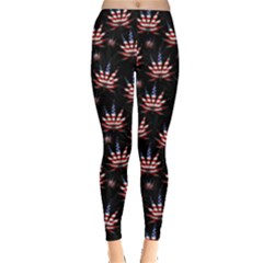 Usa Weed Leggings  by Sissy