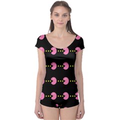 Wallpaper Pacman Texture Bright Surface Boyleg Leotard  by Mariart