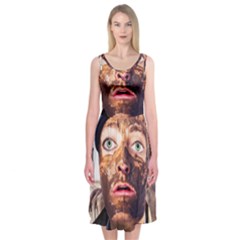 Shitfaced Midi Sleeveless Dress by RakeClag