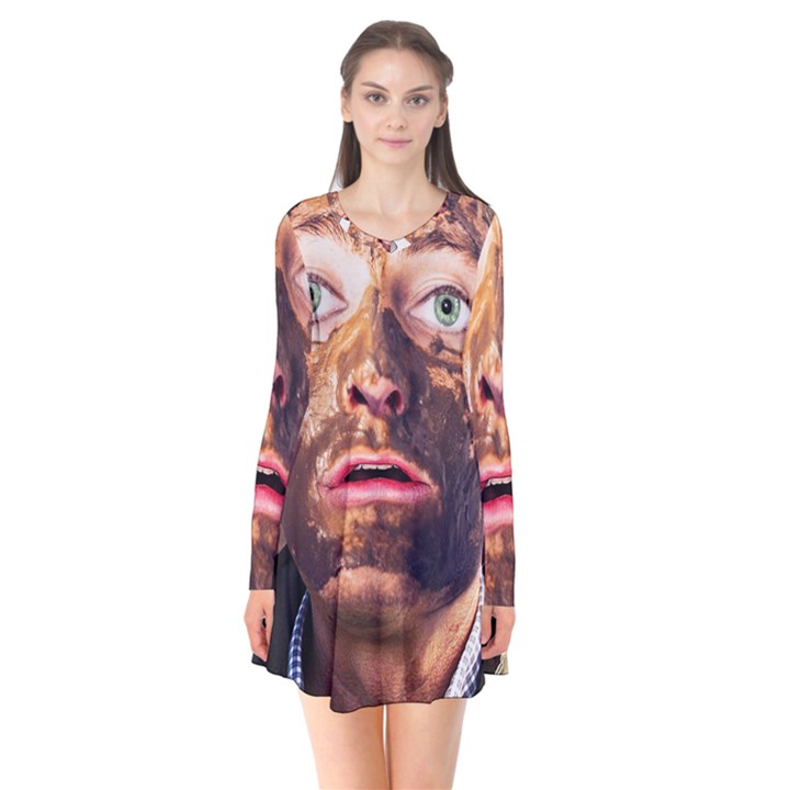 Shitfaced Flare Dress