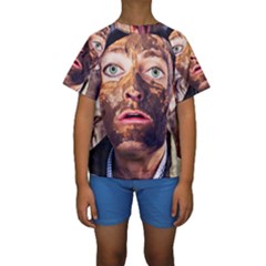 Shitfaced Kids  Short Sleeve Swimwear by RakeClag