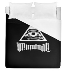 Illuminati Duvet Cover (queen Size) by Valentinaart