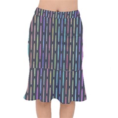 Pencil Stationery Rainbow Vertical Color Mermaid Skirt by Mariart