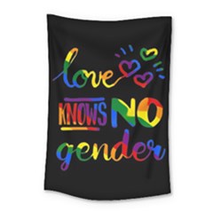 Love Knows No Gender Small Tapestry by Valentinaart