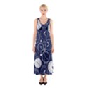 World Clocks Sleeveless Maxi Dress View1