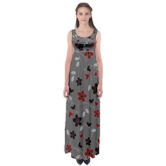 Floral Pattern Empire Waist Maxi Dress by Valentinaart