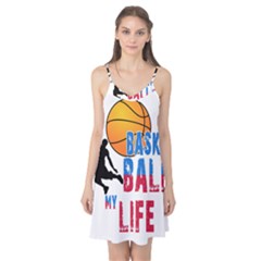 Basketball Is My Life Camis Nightgown by Valentinaart