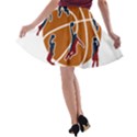 Basketball never stops A-line Skater Skirt View2