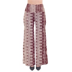 Wrinkly Batik Pattern Brown Beige Pants by EDDArt