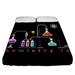 Chemistry Lab Fitted Sheet (king Size) by Valentinaart