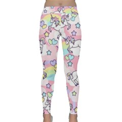 Unicorn Rainbow Classic Yoga Leggings by Nexatart