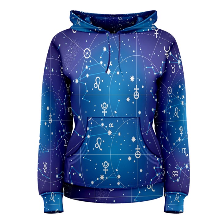 Astrology Illness Prediction Zodiac Star Women s Pullover Hoodie