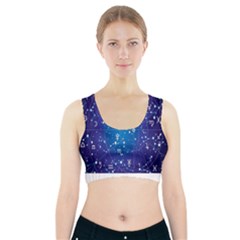 Astrology Illness Prediction Zodiac Star Sports Bra With Pocket by Mariart