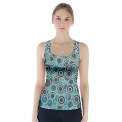 Abstract Aquatic Dream Racer Back Sports Top by Ivana