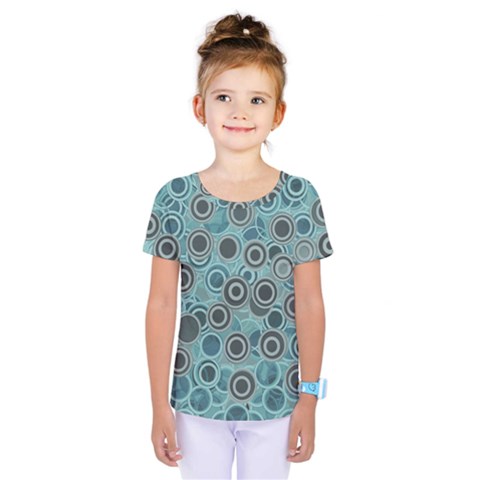 Abstract Aquatic Dream Kids  One Piece Tee by Ivana