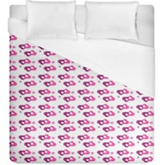 Heart Love Pink Purple Duvet Cover (king Size) by Mariart