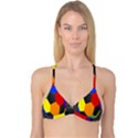 Team Soccer Coming Out Tease Ball Color Rainbow Sport Reversible Tri Bikini Top View3