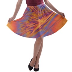 Big Bang A-line Skater Skirt by ValentinaDesign