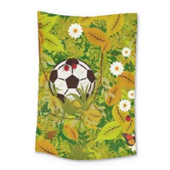 Ball On Forest Floor Small Tapestry by linceazul