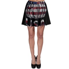 Usa Bowling  Skater Skirt by Valentinaart