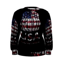 Usa Bowling  Women s Sweatshirt by Valentinaart