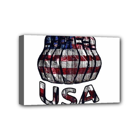 Usa Bowling  Mini Canvas 6  X 4  by Valentinaart