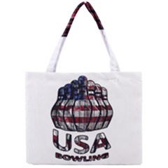 Usa Bowling  Mini Tote Bag by Valentinaart