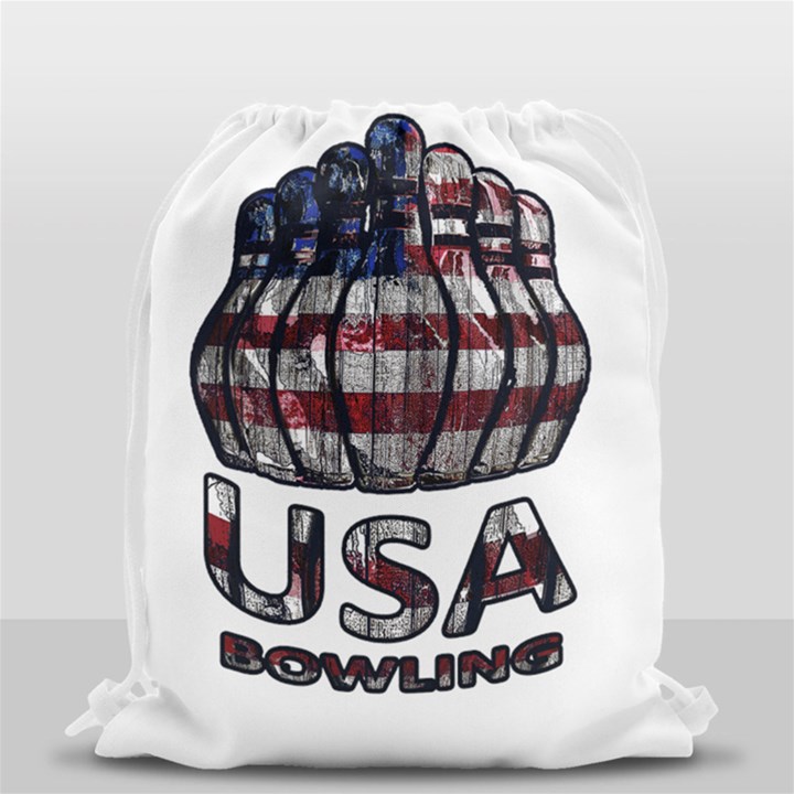 USA Bowling  Drawstring Bag (Small)