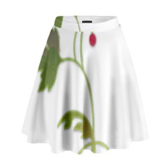 Element Tag Green Nature High Waist Skirt by Nexatart