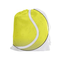 Tennis Ball Ball Sport Fitness Drawstring Pouches (extra Large) by Nexatart