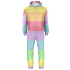 Condigender Flags Hooded Jumpsuit (men)  by Mariart