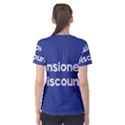 Pensioners Discount Sale Blue Women s Cotton Tee View2