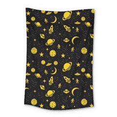 Space Pattern Small Tapestry by ValentinaDesign