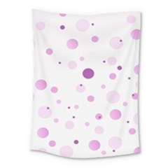 Decorative Dots Pattern Medium Tapestry by ValentinaDesign