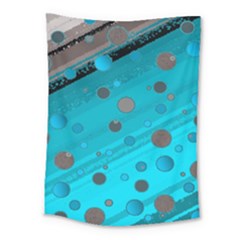 Decorative Dots Pattern Medium Tapestry by ValentinaDesign