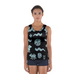 Aztecs Pattern Women s Sport Tank Top  by ValentinaDesign