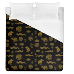 Aztecs Pattern Duvet Cover (queen Size) by ValentinaDesign