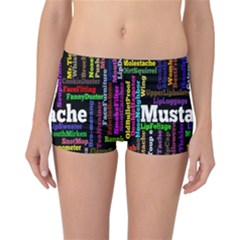 Mustache Reversible Bikini Bottoms by Mariart