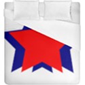 Stars Red Blue Duvet Cover (King Size) View1