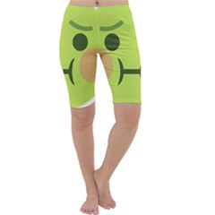 Barf Cropped Leggings  by BestEmojis