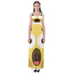 Scream Emoji Empire Waist Maxi Dress by BestEmojis